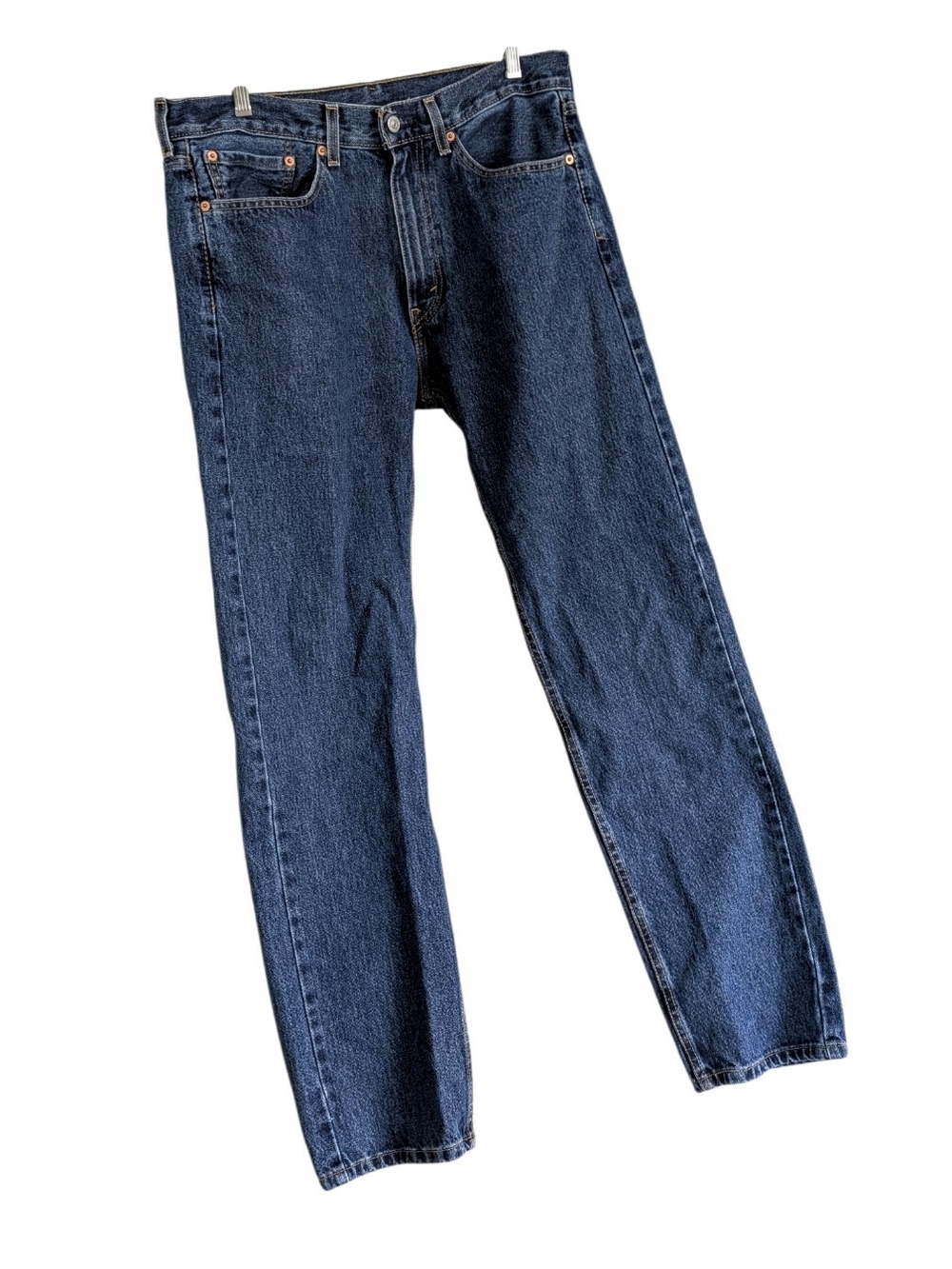 Levi's 505 Regular Fit Straight Leg Dark Wash Denim Jeans 34x34